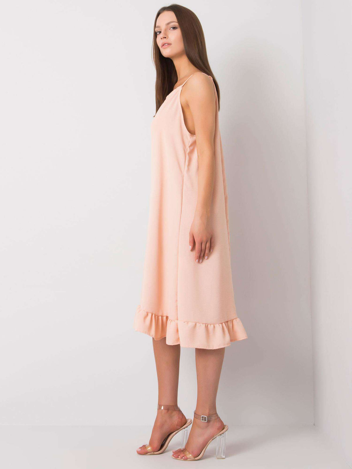 Peach Cotton Dress