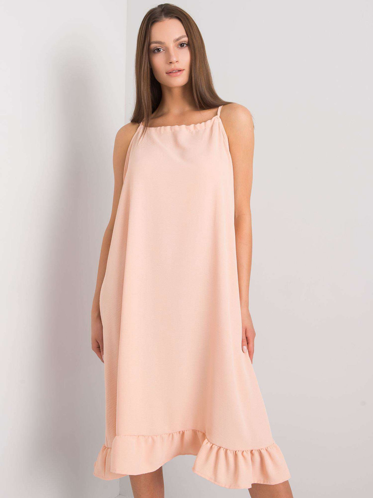 Peach Cotton Dress