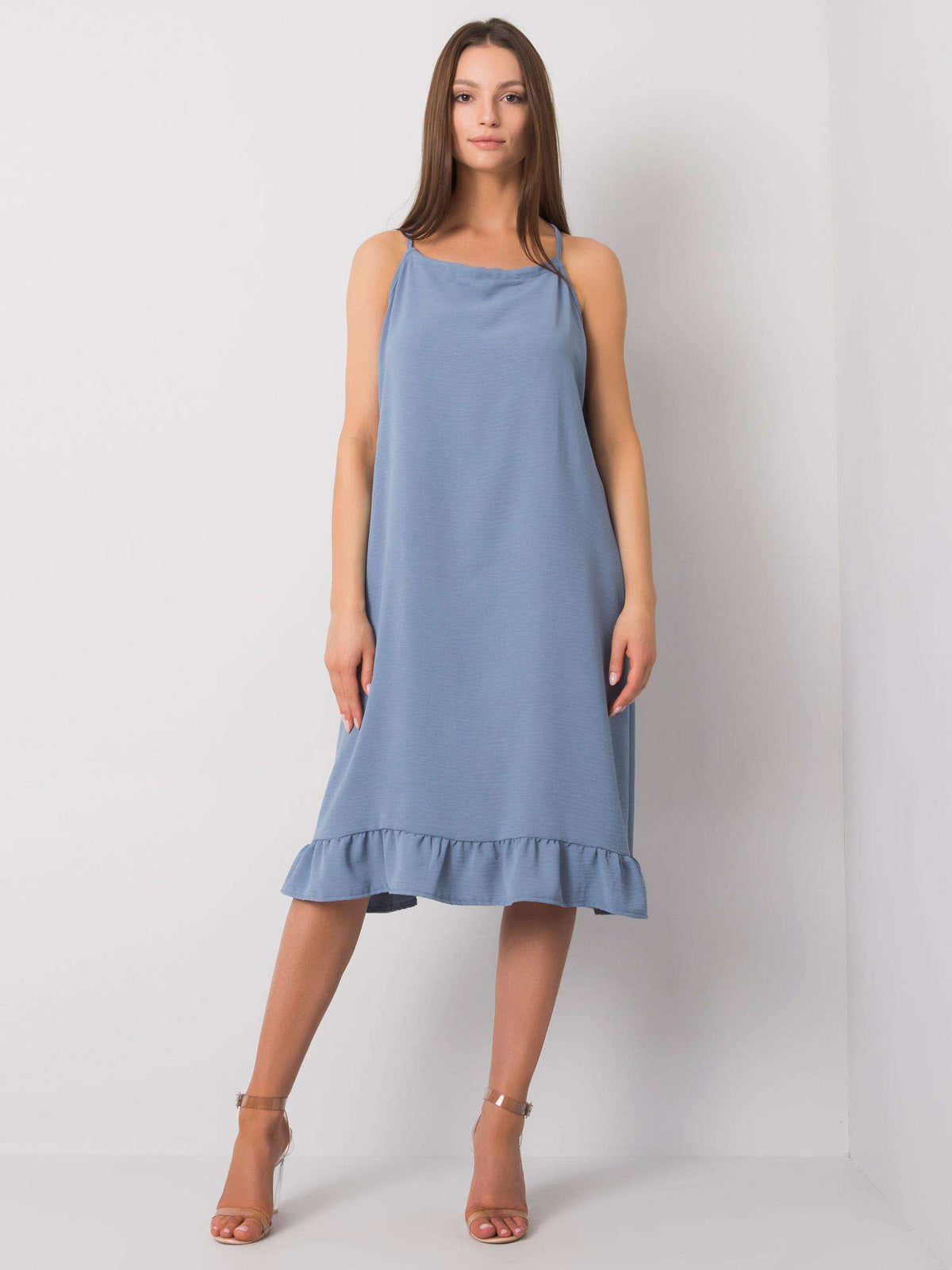 Dark Blue Cotton Dress