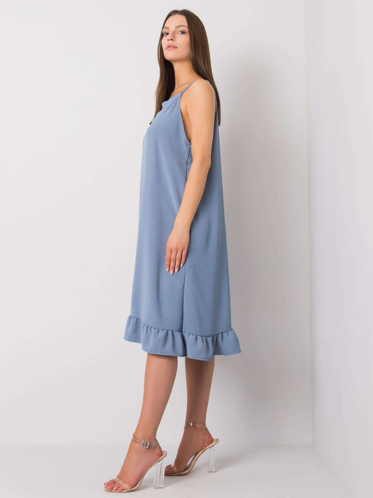 Dark Blue Cotton Dress